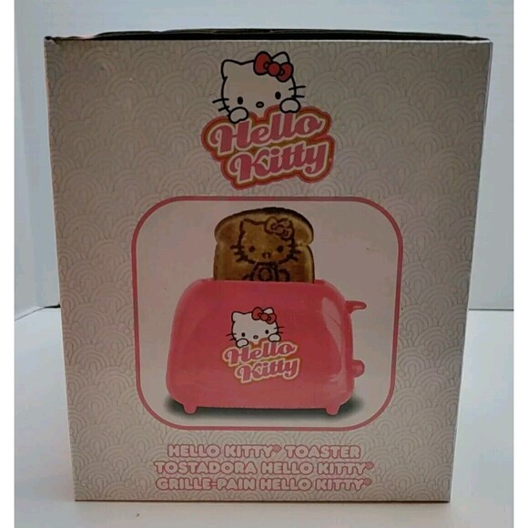 Hello Kitty Cool Touch Toaster Toasts Image On Bread New With Box - Picture 2 of 6
